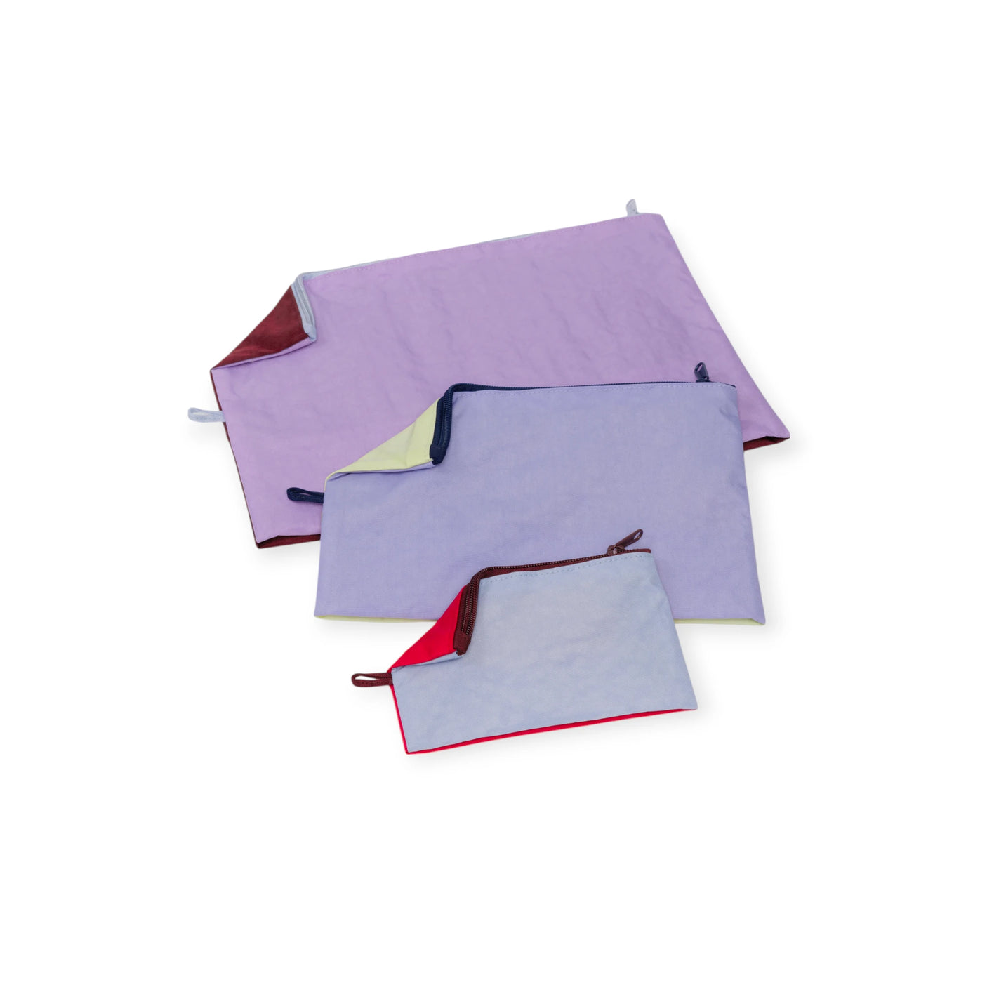 Baggu Go Pouch Set - Kaleidoscope Mix