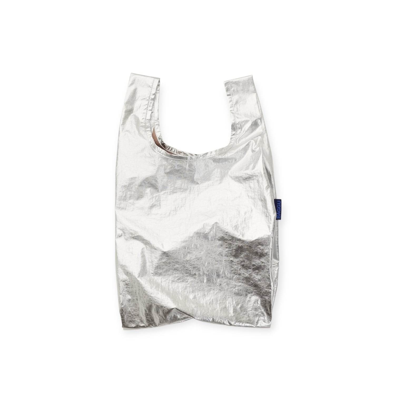 Baby Baggu Bag - Chrome Metallic