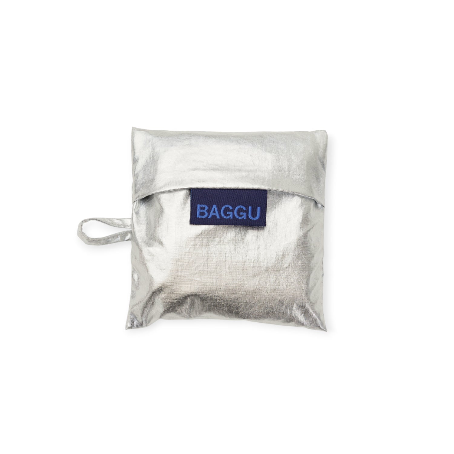Baby Baggu Bag - Chrome Metallic