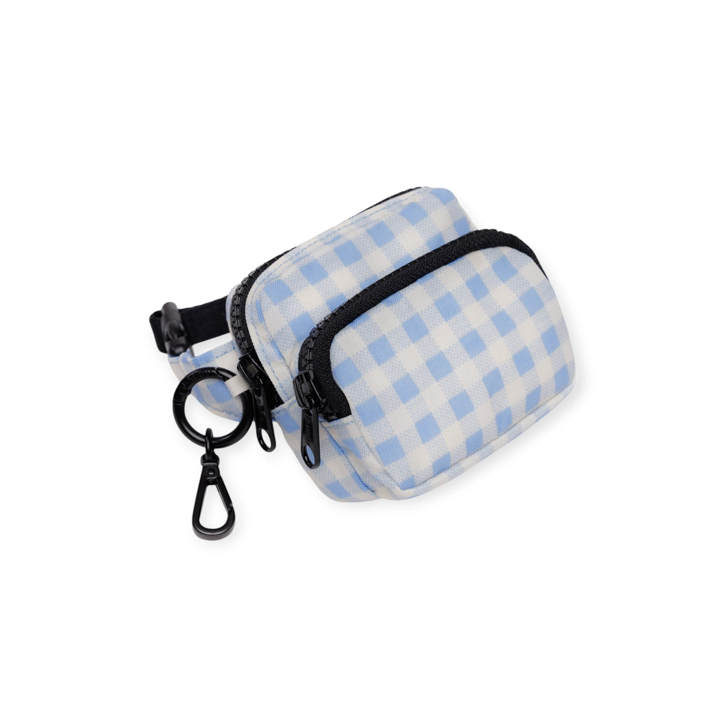 Baggu Fanny Pack Charm - Light Blue Gingham