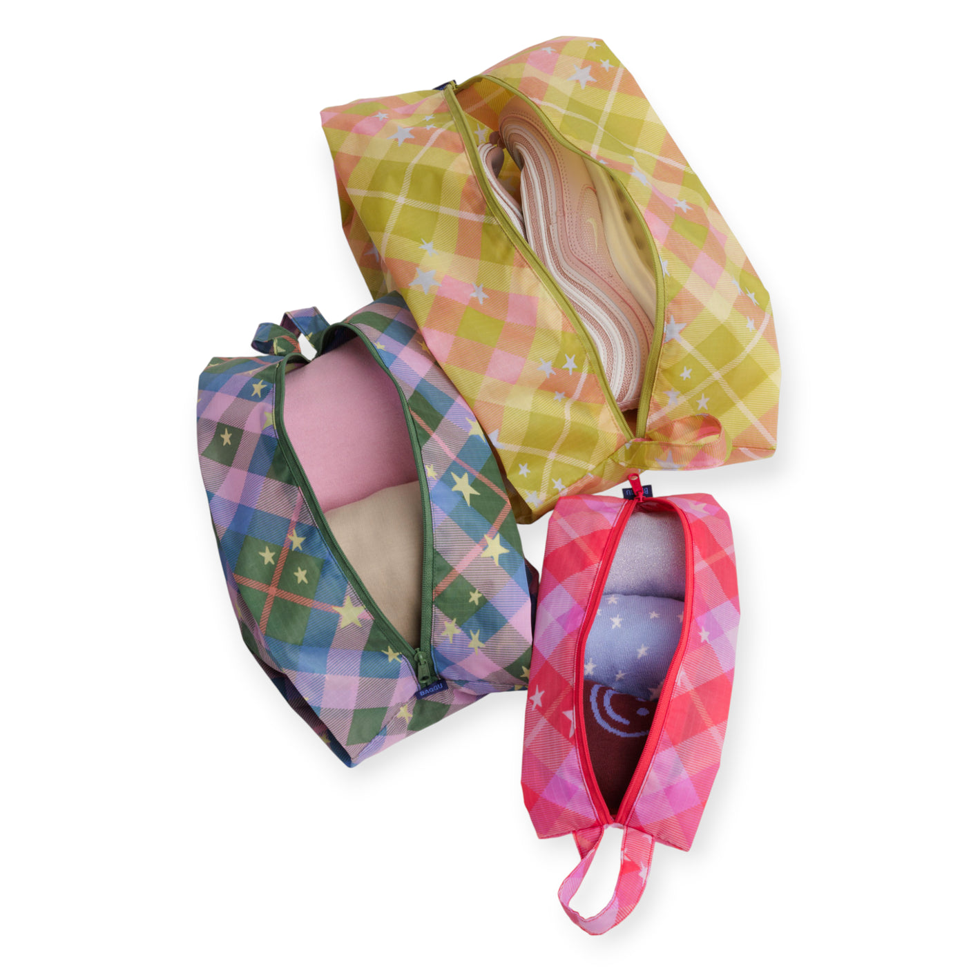 Baggu Storage & Travel Set - Star Plaid