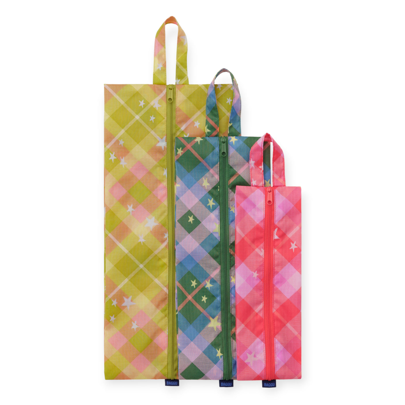 Baggu Storage & Travel Set - Star Plaid