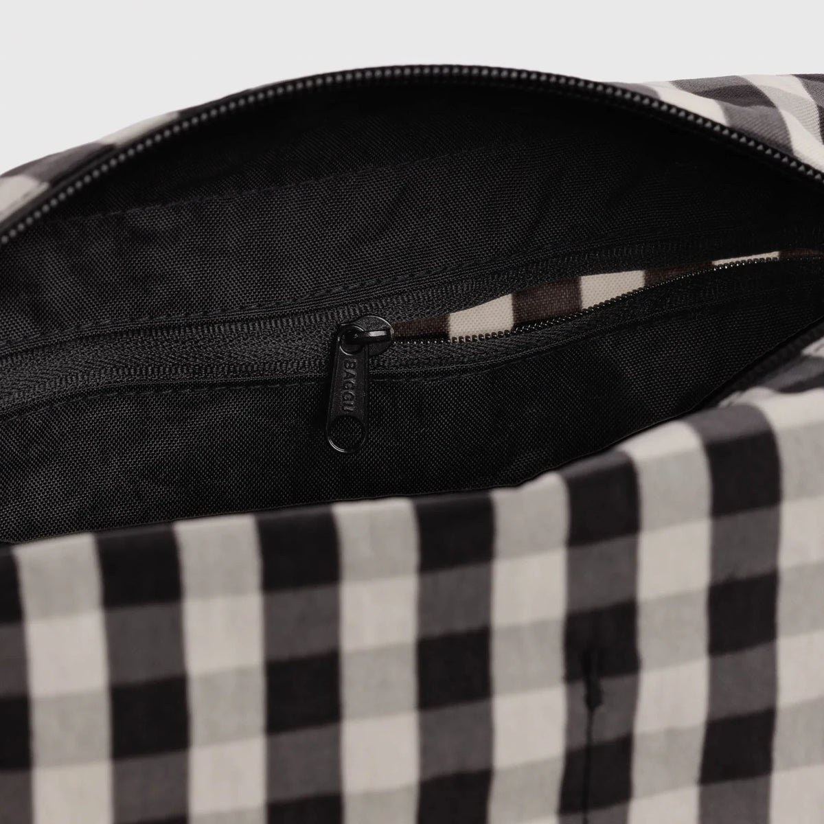 Baggu Toiletry Dopp Kit - Black & Cream Gingham