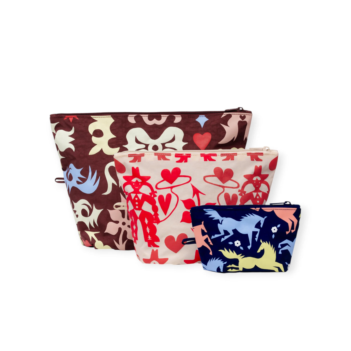 Baggu Go Pouch Set - Western Cut-Outs