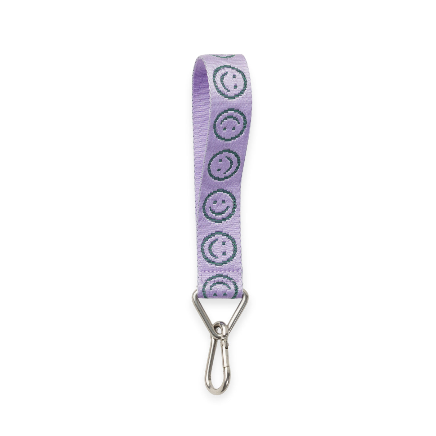 Baggu Logo Keychain - Lilac Happy