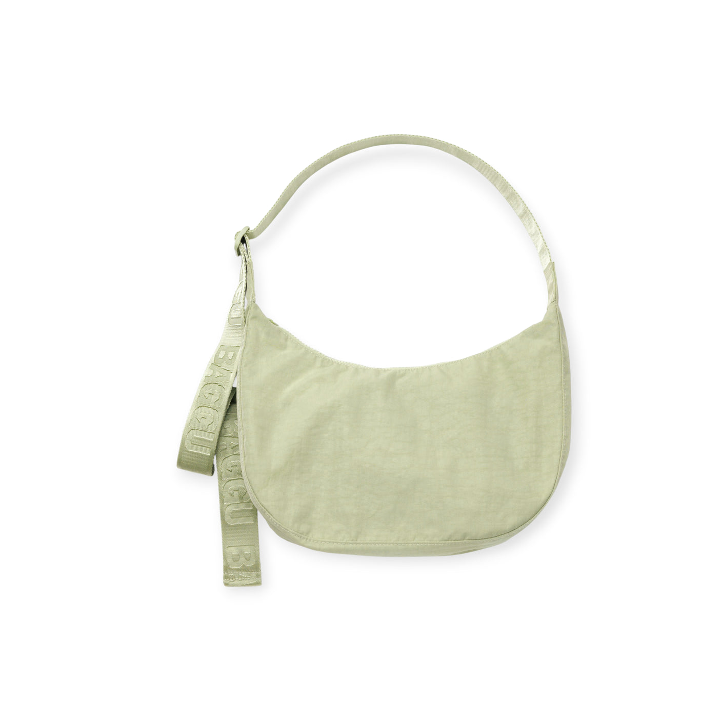 Baggu Medium Nylon Crescent Bag - Celadon