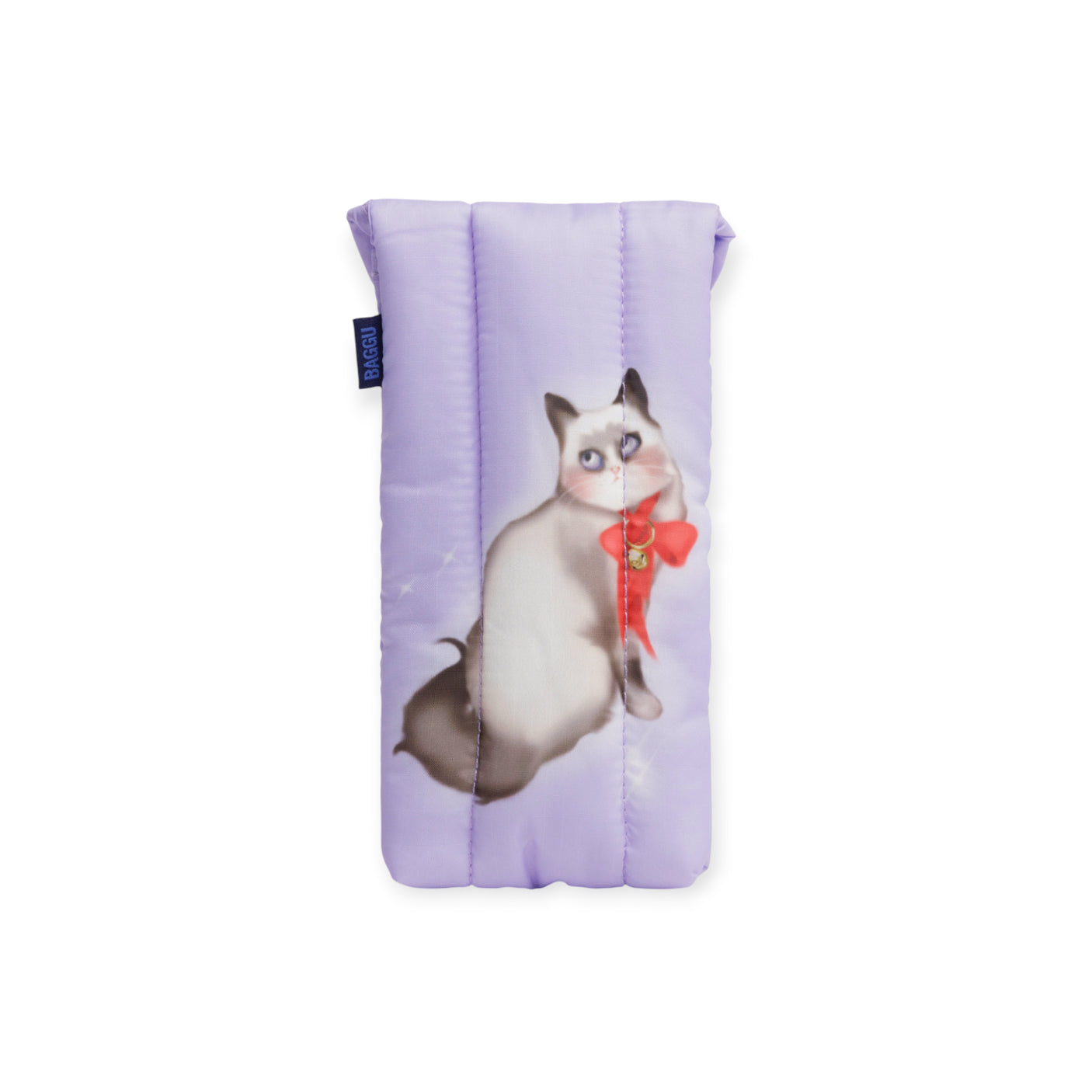 Baggu Puffy Glasses Sleeve - Fancy Cats