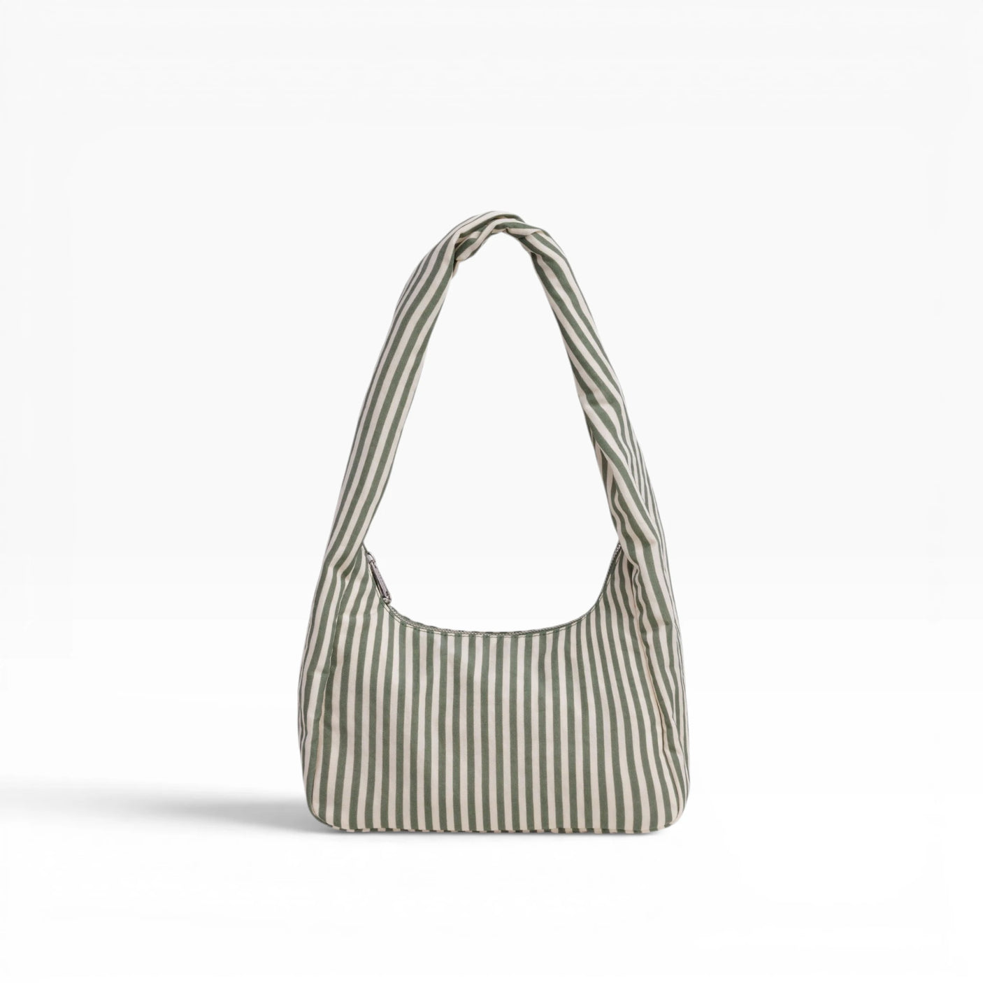 Baggu Small Nylon Meringue Bag - Sage Stripe