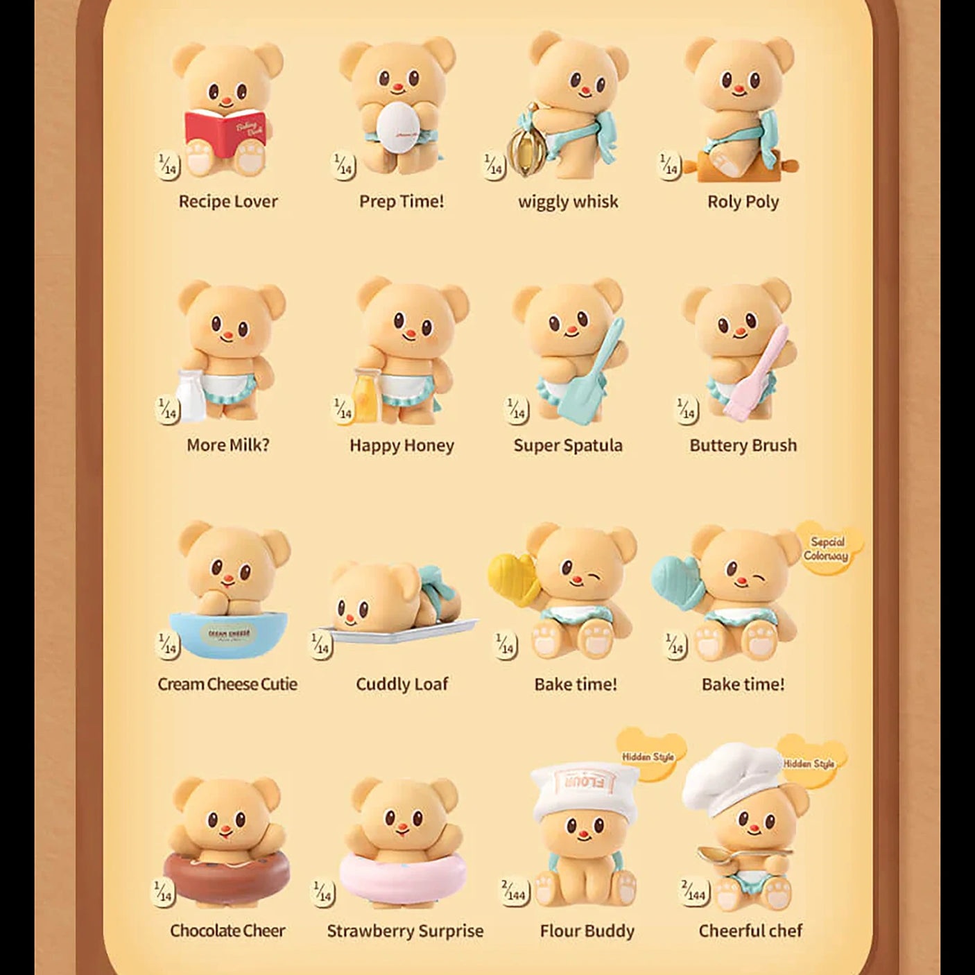 Butterbear Baked With Love Blind Box - 3pc Set