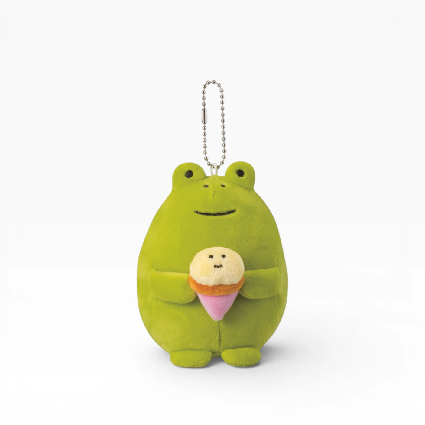 Decole Froggy & Icecream - 11cm Plush Keychain