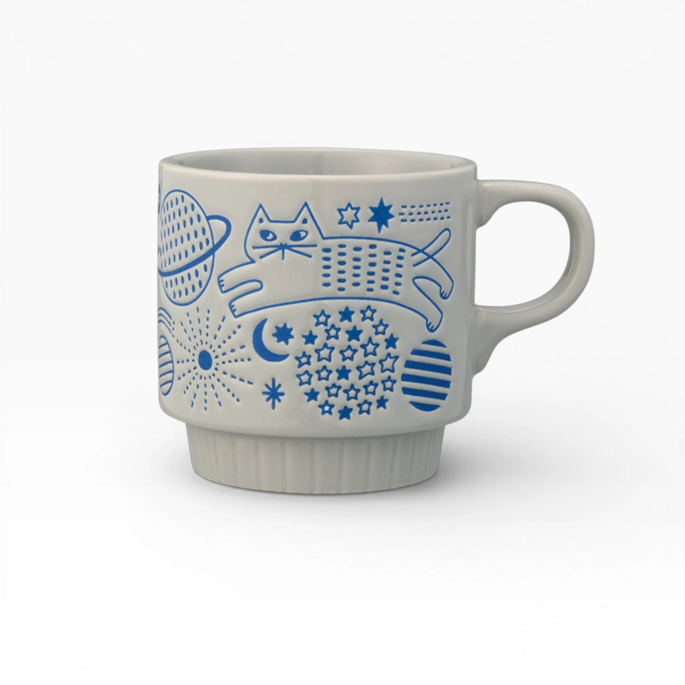 Decole Stackable Mug - Universe Cat