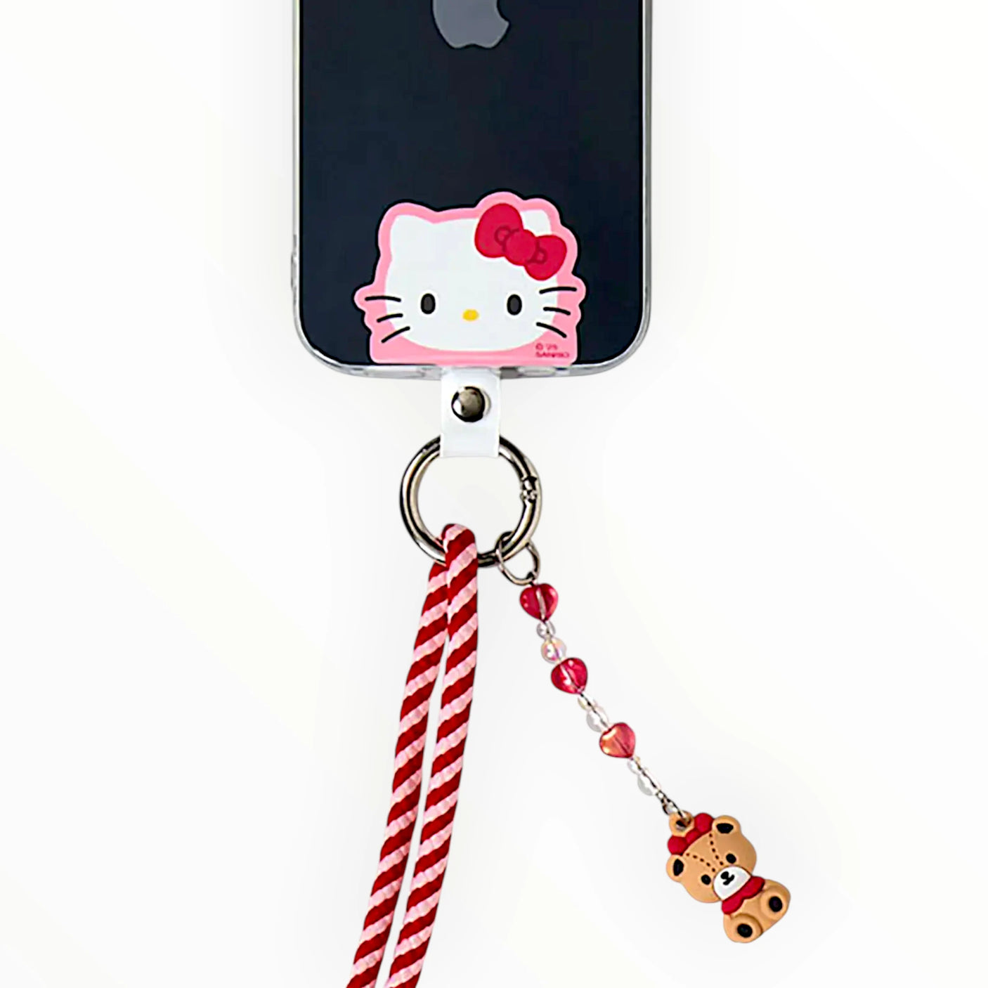 Hello Kitty & Teddy Phone Strap