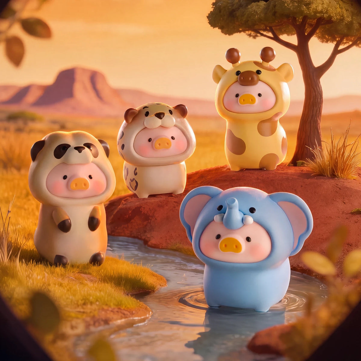 LuLu The Piggy - Animal Party Mini Blind Bag