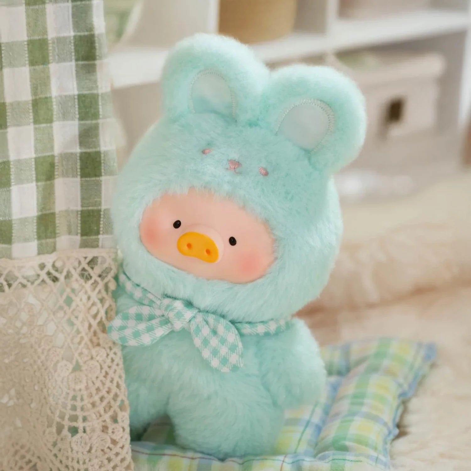 Joyful Time LuLu The Piggy Plush Pal - Blind Box by LuLu The Piggy features adorable designs and makes a charming collectible keychain plush for any fan or collection.