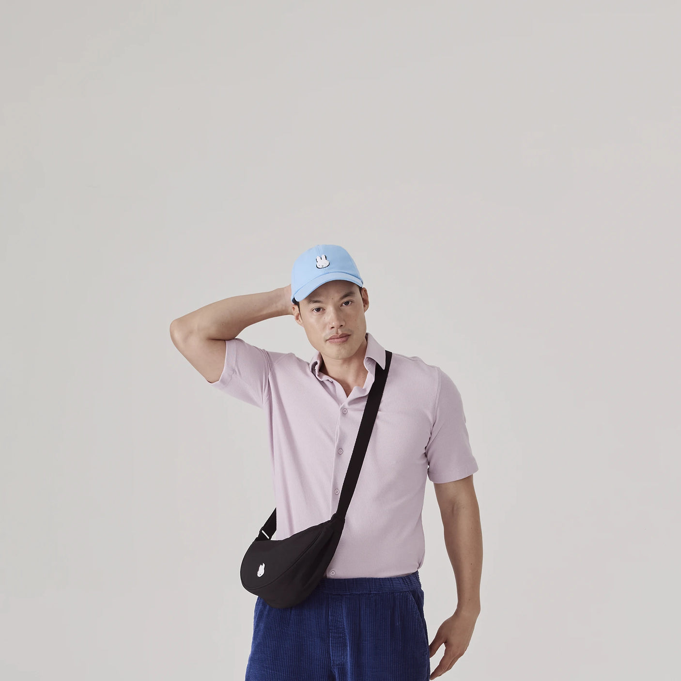 Miffy Bunny Cap - Light Blue