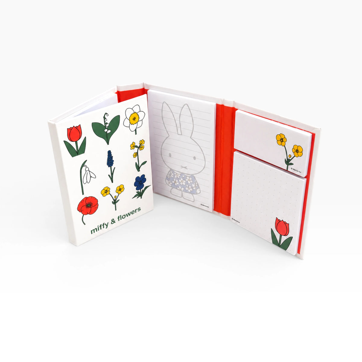 Miffy & Flowers Sticky Notes & Notepad Set