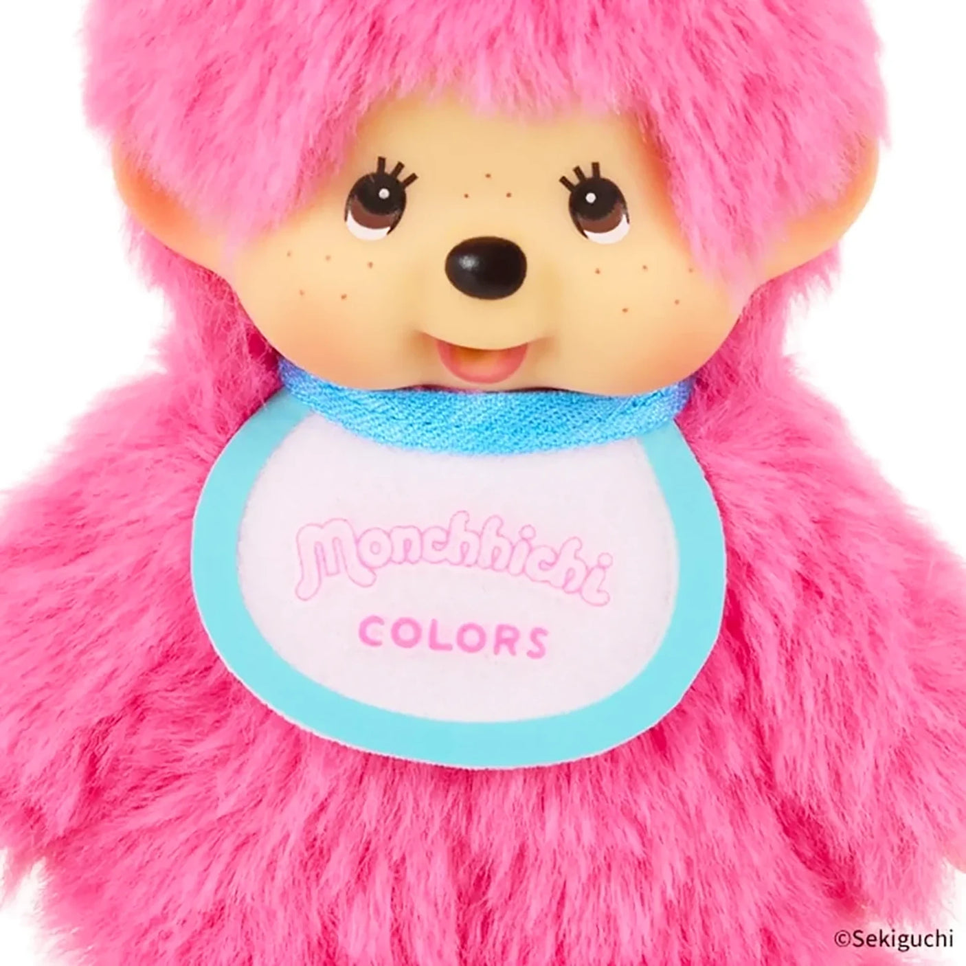 Monchhichi Colours Bag Charm - Berry Pink
