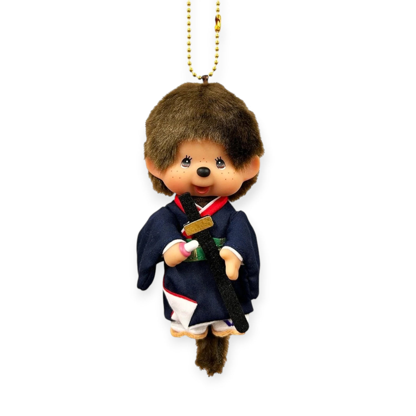 Monchhichi Traditional Kimono Boy Swordsman Bag Charm