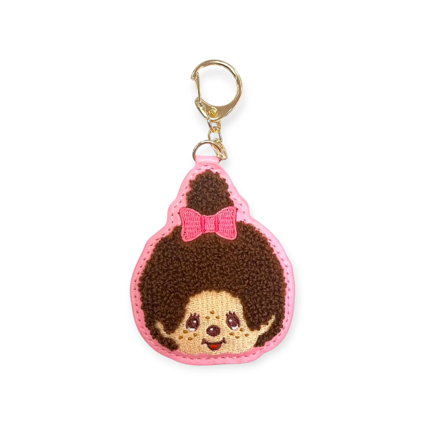 Monchhichi Girl Keychain - Pink