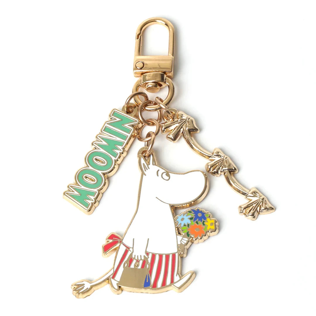 Moomin - Moominmamma Gold Flower Keychain