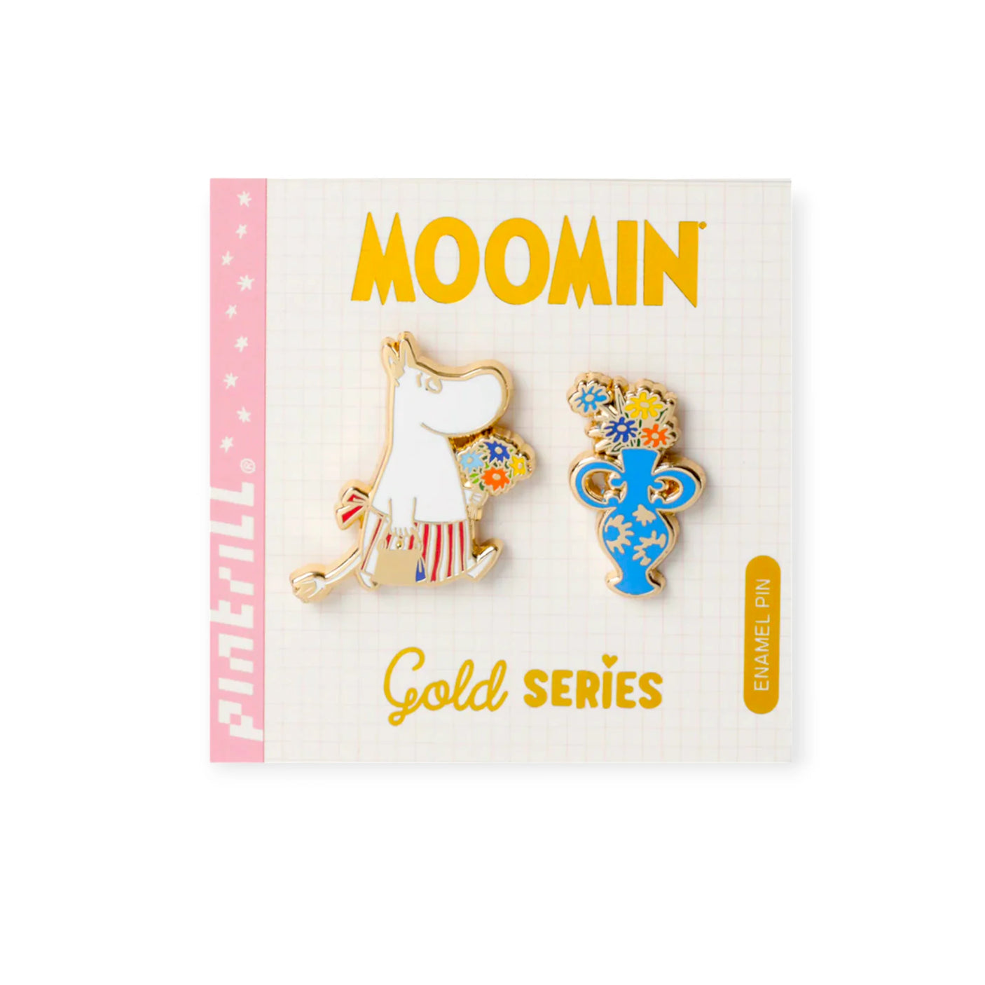 Moomin - Moominmamma & Flowers Pin Set