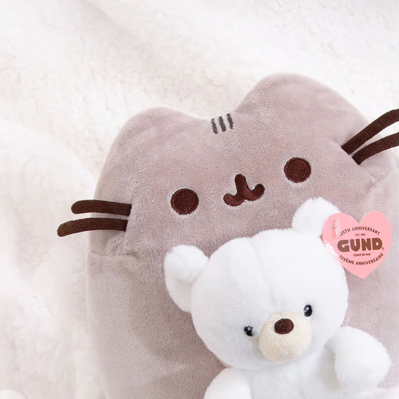 Introducing your next cherished companion, the Pusheen x GUND Kai Bear Plush, a limited edition 24cm toy from the beloved brand, Pusheen.