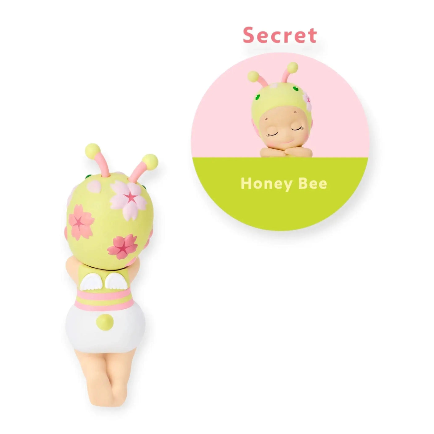 Secret Honey Bee Sonny Angel Hippers figurine with antennae and blossom details