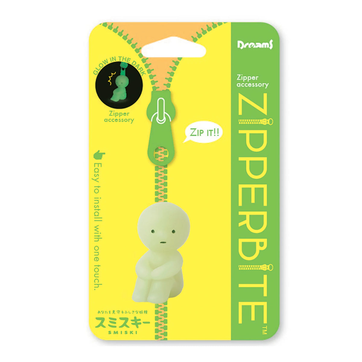 Smiski ZipperBite Hugging Knees - Take Smiski on the go | Blink Box