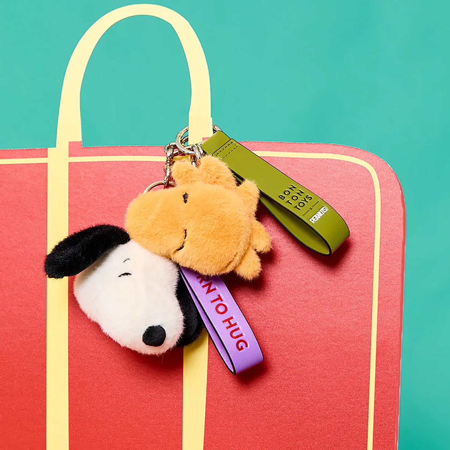Snoopy Eco Fuzzy Bag Charm & Strap