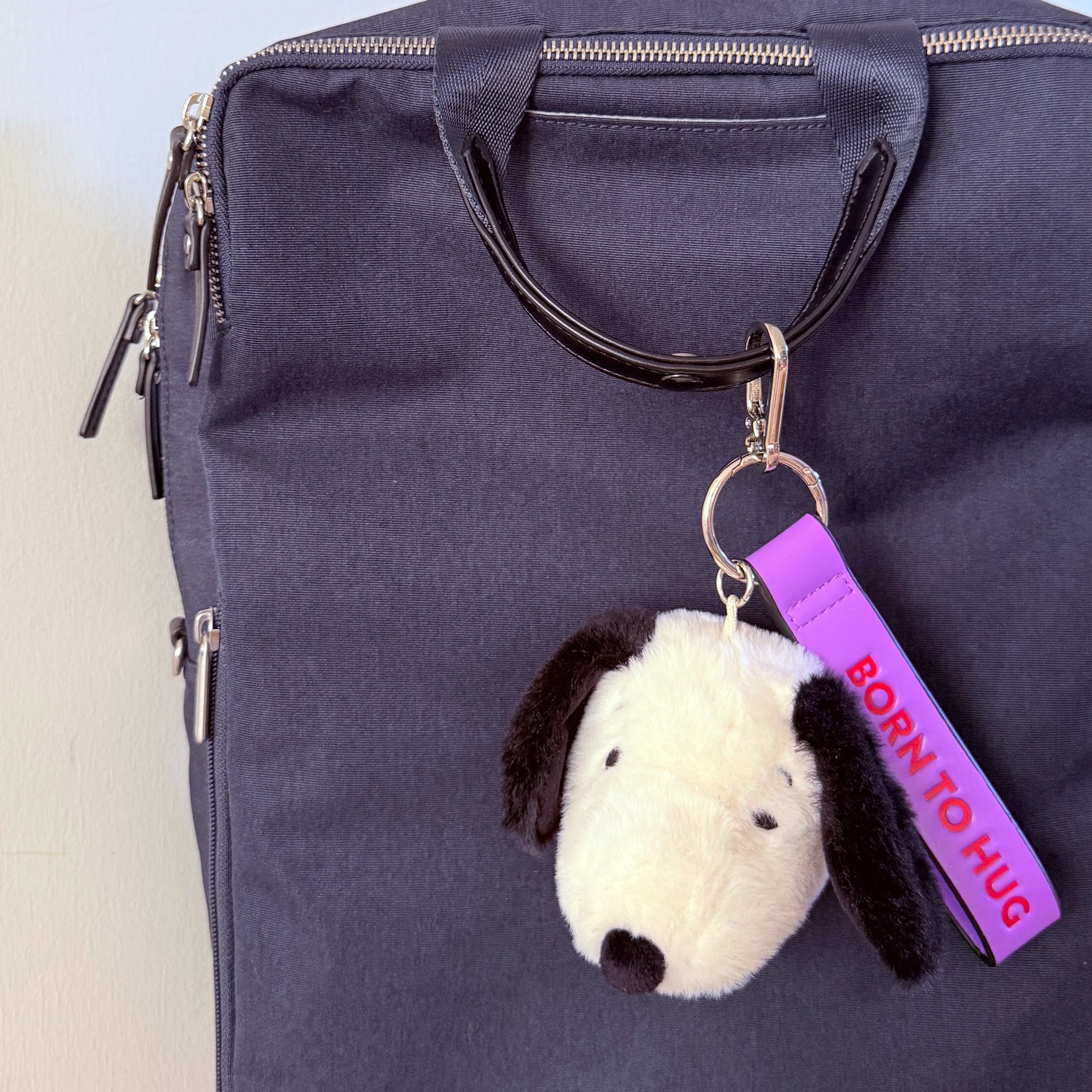 Snoopy Eco Fuzzy Bag Charm & Strap