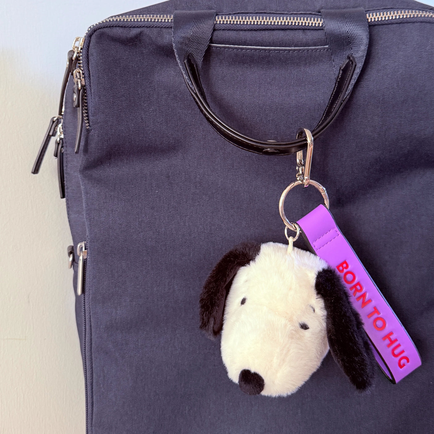 Snoopy Eco Fuzzy Bag Charm & Strap