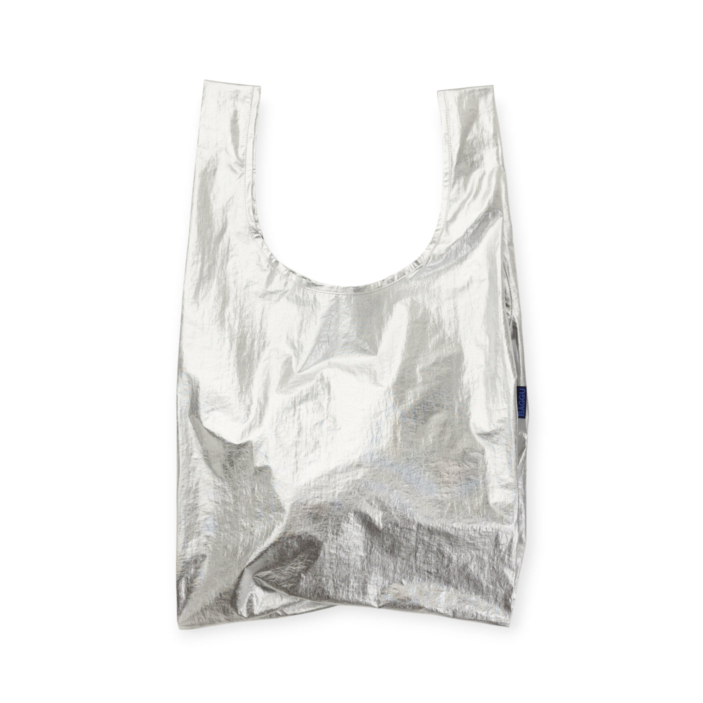 Baggu Standard Reusable Bag - Chrome Metallic