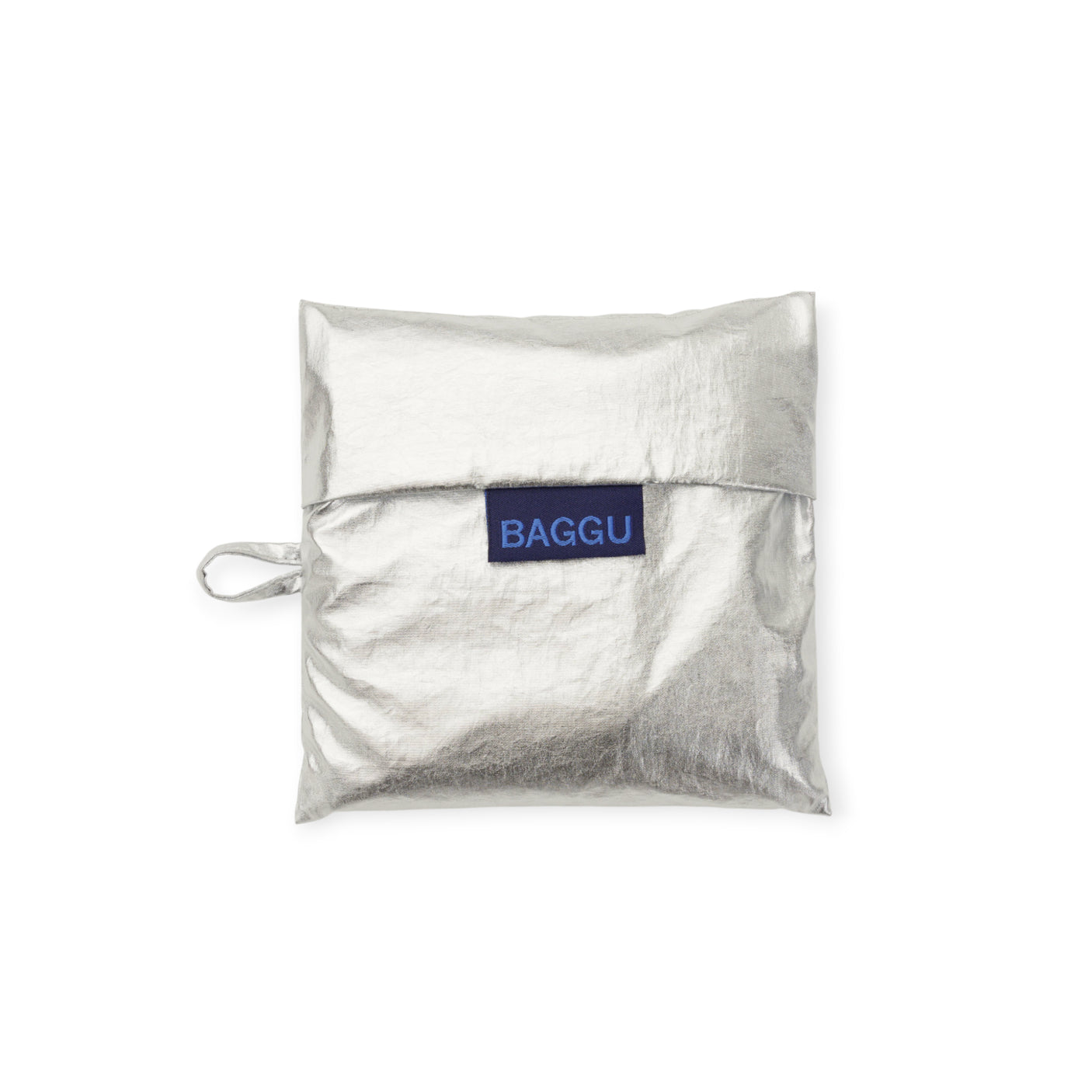 Baggu Standard Reusable Bag - Chrome Metallic