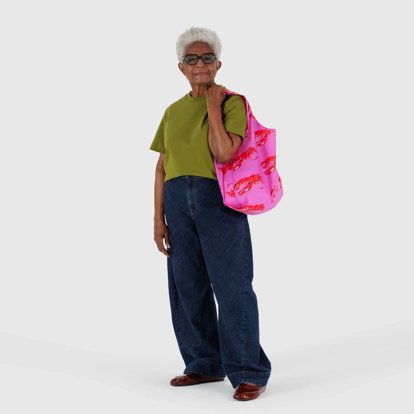 Standard Baggu Bag - Pink Lobster