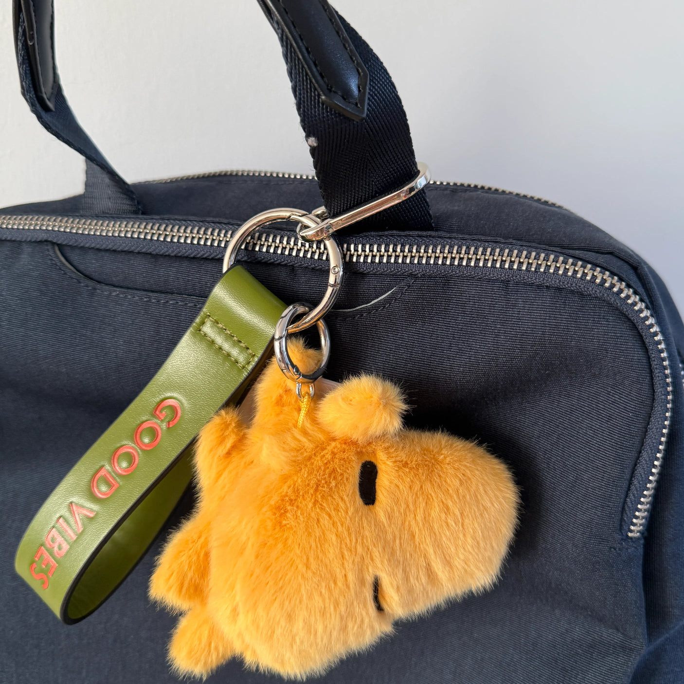 Woodstock Eco Fuzzy Bag Charm & Strap