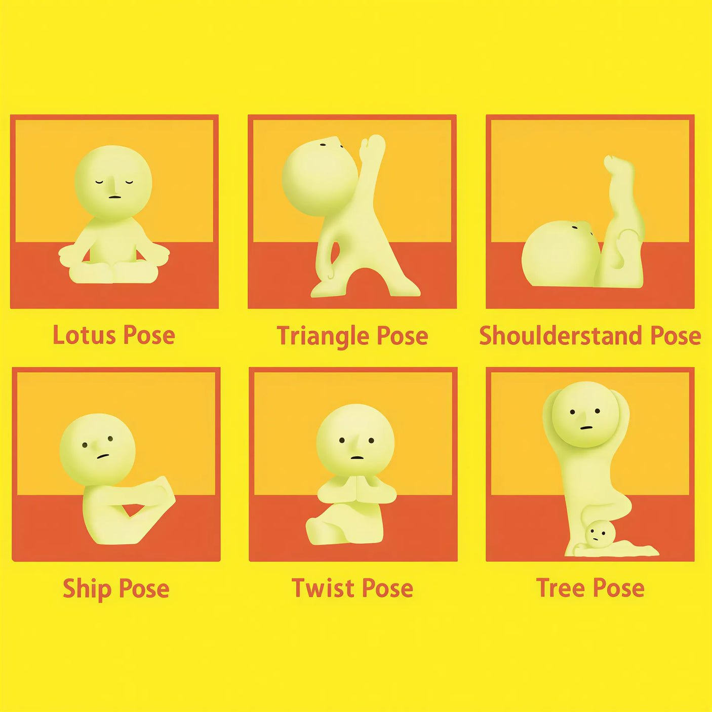 Smiski Yoga Series Blind Box - Blink Box