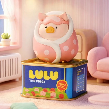 Lazy Snooze figure from the LuLu The Piggy Holiday Solar Motion Lineup