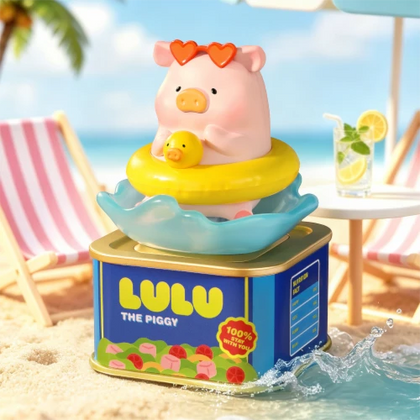 Holiday Splash figure from the LuLu The Piggy Holiday Solar Motion Lineup