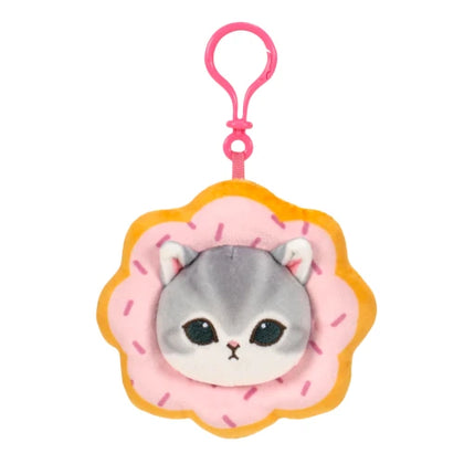 Strawberry figure from the Mofusand Sweet Donut Keychain Lineup