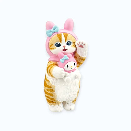 My Melody figure from the Mofusand x Sanrio Characters Dress-Up Lineup