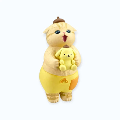 Pompompurin figure from the Mofusand x Sanrio Characters Dress-Up Lineup
