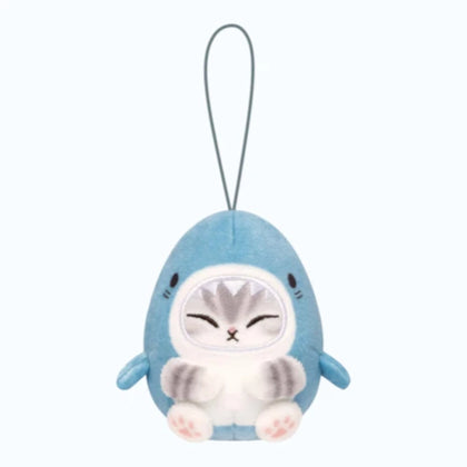 Blue Shark Meow figure from the Mofusand Marine Life Meow Plush Lineup