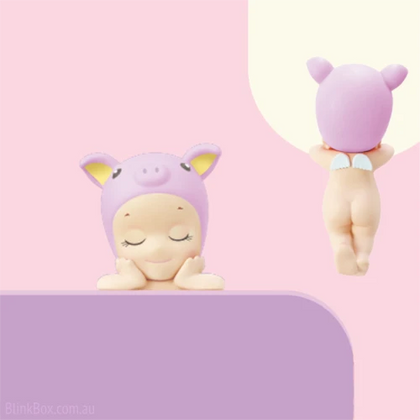 Pig figure from the Sonny Angel Hippers Dreaming Series Lineup