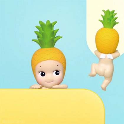 Pineapple figure from the Sonny Angel Hippers Harvest Series Lineup