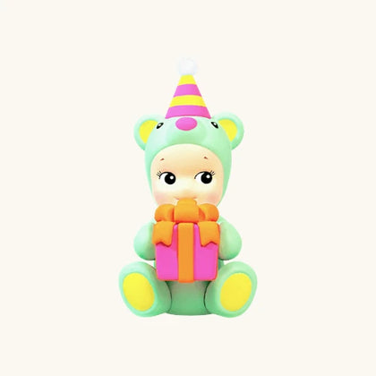 Present Hug figure from the Sonny Angel Birthday Gift Bear Series Lineup