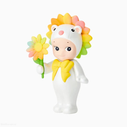 Secret Sunflower Lion Rainbow figure from the Sonny Angel Flower Gift Series Lineup