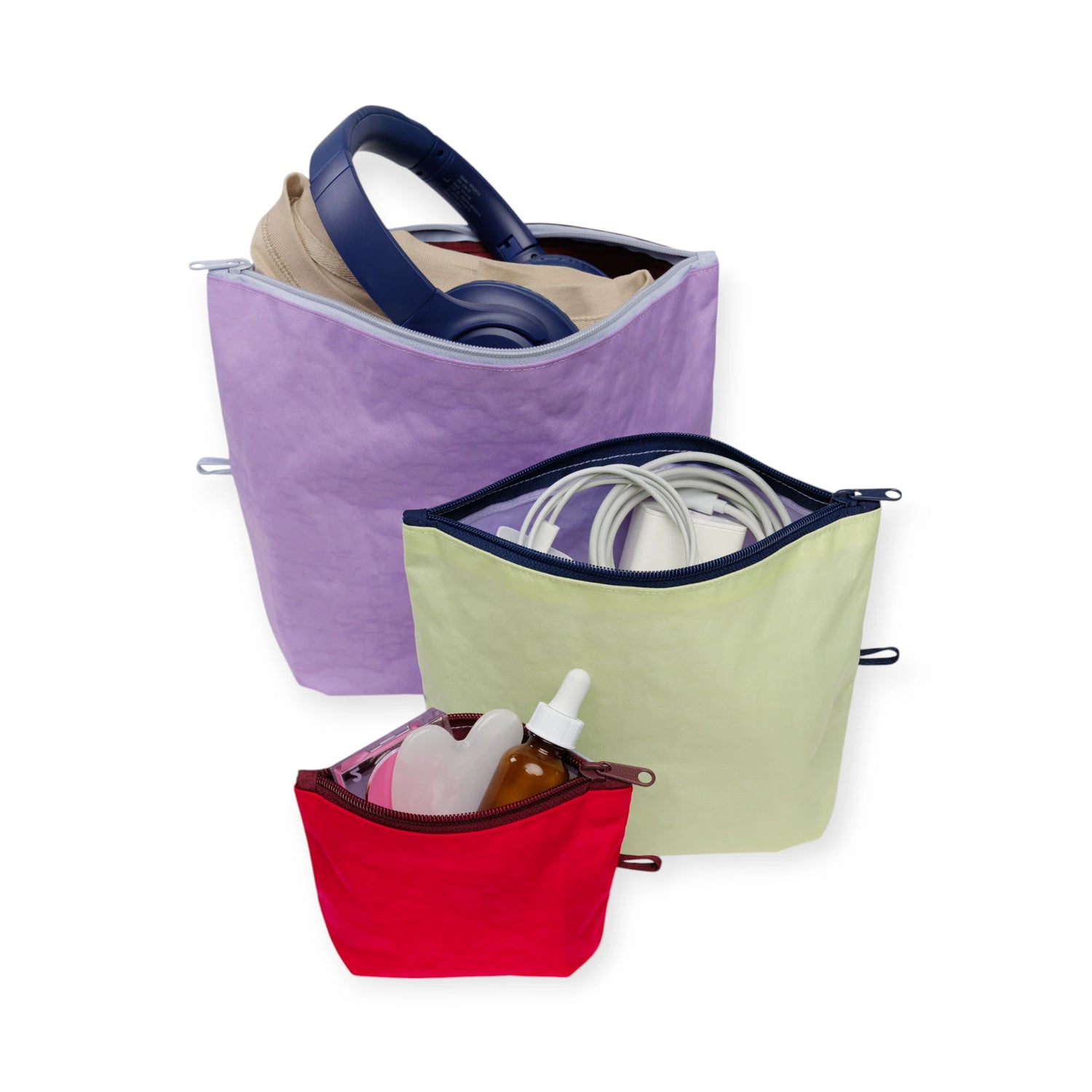 Baggu Go Pouch Set - Kaleidoscope Mix