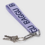 Baggu Logo Keychain - Dusty Lilac