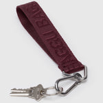 Baggu Logo Keychain - Mahogany