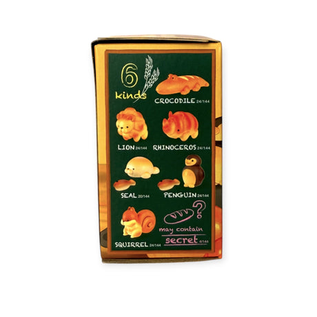 Discover Dreams Inc’s Animal Bakery Blind Box - Vol 2, featuring six animal figures—crocodile, lion, rhino, seal, penguin, and squirrel—with a secret to find. Collect these Safari-Inspired Treats today!.